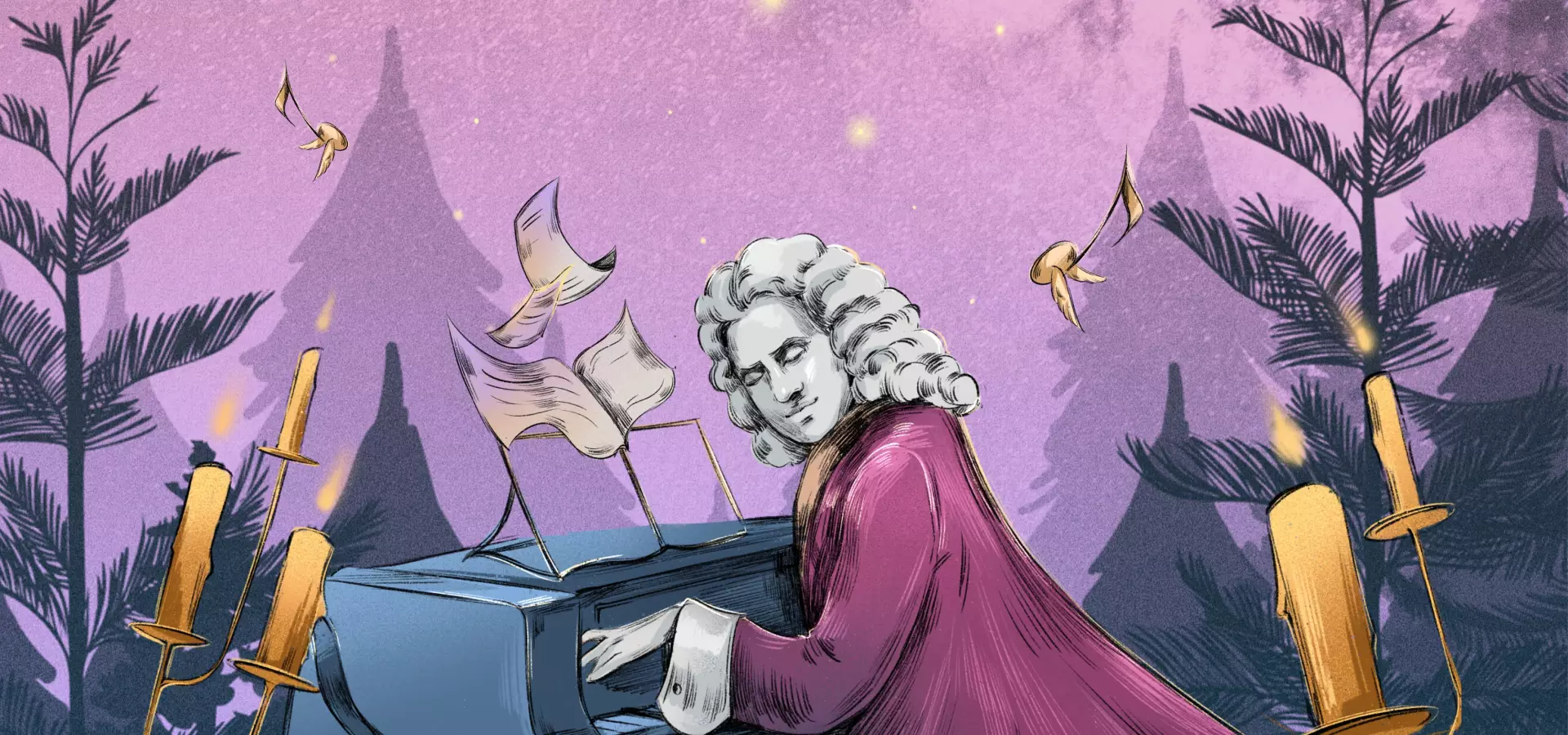 Музыка и свечи. И.С.Бах фото