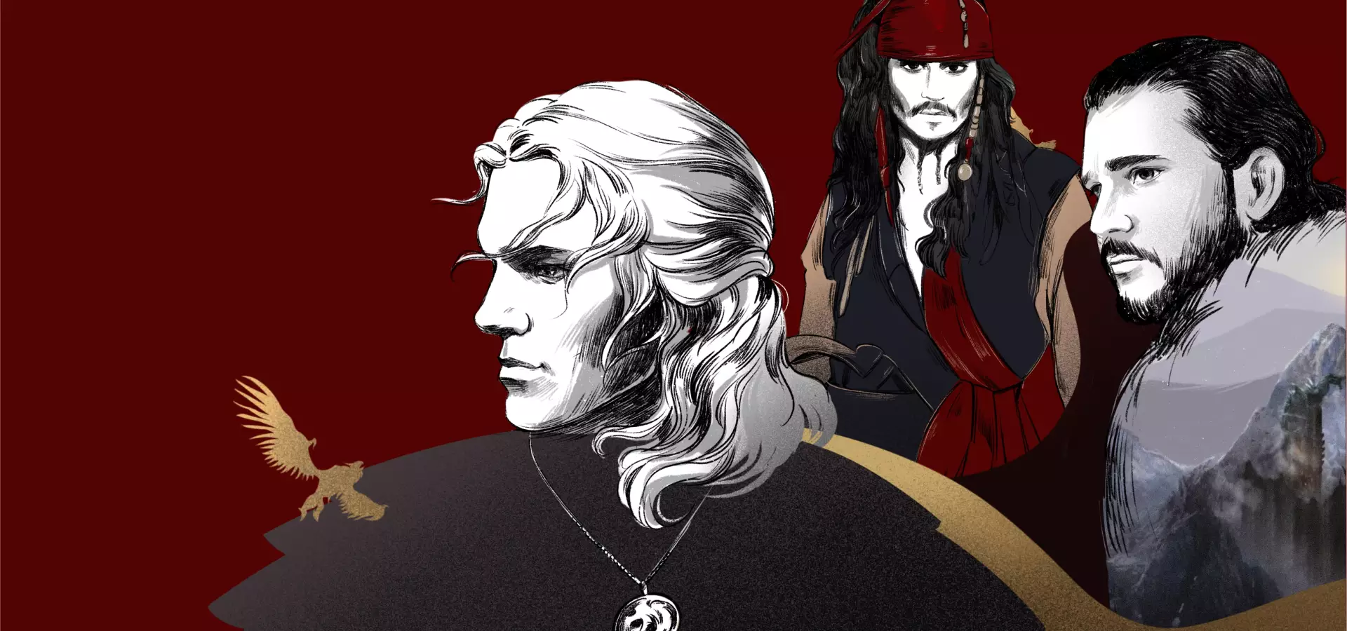 Ведьмак, Игра Престолов и Пираты Карибского моря фото